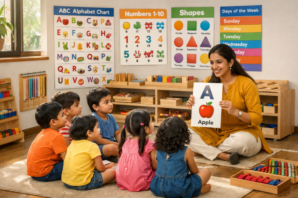 ECCE Course classroom training at Swastik Computer Education Udaipur