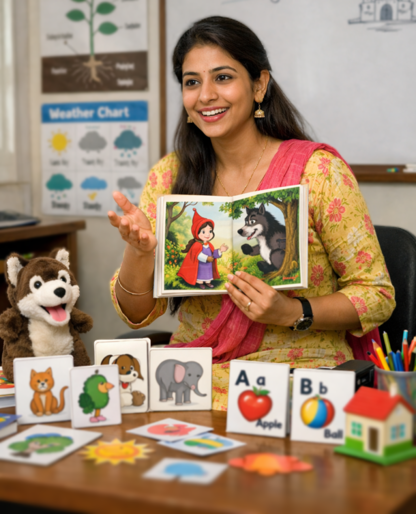 ECCE teacher training session in Udaipur classroom
