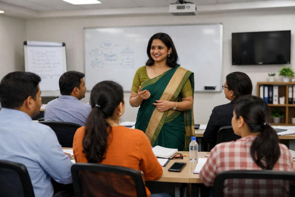 Swastik Computer Education ECCE training classroom in Udaipur