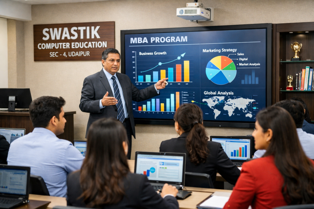 swastik mba course